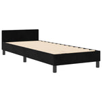ZNTS Bed Frame Black 80x200 cm Velvet 3344839