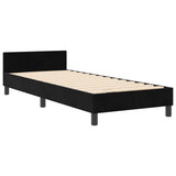 ZNTS Bed Frame Black 80x200 cm Velvet 3344839