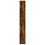 Slim Storage Cabinet Smoked Oak 30x42.5x225 cm Engineered Wood 3281263