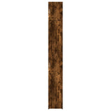 Slim Storage Cabinet Smoked Oak 30x42.5x225 cm Engineered Wood 3281263