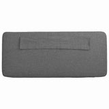 Upholstered Headboard Brown and Light Grey 150 cm 880063
