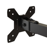 Triple Monitor Stand Black Steel VESA 75/100 mm 358003