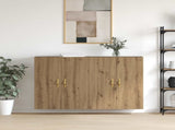 Wall-Mounted Cabinet 2 pcs Artisan Oak 69.5 x 34 x 90 cm 3394519