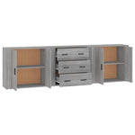 Sideboards 3 pcs Grey Sonoma Engineered Wood 3185405