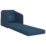 Sofa Bed Blue 65 x 80 x 83 cm Fabric 4106644