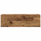 Bathroom Wall Cabinet Old Wood 100x25x30 cm Engineered Wood 860101