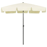 314727 Beach Parasol Sand Yellow 200x125 cm