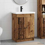Bathroom Furniture Set Old Wood 78.5 x 37.5 x 81 cm 3404202