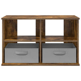 TV stand with Drawer Smoked Oak 79 x 40 x 48 cm 8000464