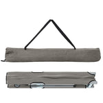 Folding Camping Bed Folding Grey 62 x 194 x 42 cm Oxford fabric 42003119