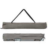Folding Camping Bed Folding Grey 62 x 194 x 42 cm Oxford fabric 42003119