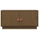 TV Cabinet Honey Brown 80x34x40 cm Solid Wood Pine 818233