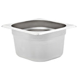 Gastronorm Containers 12 pcs GN 1/6 100 mm Stainless Steel 50907