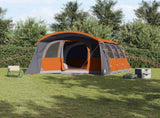 Family Tent with Roof Grey and Orange 576 x 325 x 213 cm 4100684