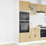 Oven Cabinets 2 pcs Lucca Sonoma Oak Engineered Wood 3315044