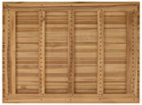 Table Top 90 x 90 x 3.5 cm Square Solid Teak Wood Natural 42033148
