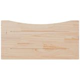 Desk Top White 80x40x2,5 cm Solid Wood Pine 824426