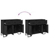Sideboard Black 97x32.5x74.5 cm Engineered Wood 848559