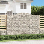 Arched Gabion Basket 300x50x200/220 cm Galvanised Iron 153520