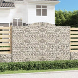 Arched Gabion Basket 300x50x200/220 cm Galvanised Iron 153520