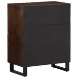 Sideboard Brown 60x34x75 cm Solid Wood Mango 377566
