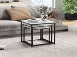 Three Nest of Tables, Marble Effect Finish T3398P344187