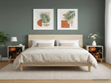 Bedside Cabinet LOCHEM 2 pcs Sonoma Oak 36 x 33 x 50 cm 8007192