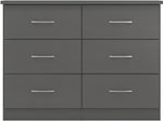 ZNTS Nevada 6 Drawer Chest 100-102-150