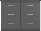 ZNTS Nevada 6 Drawer Chest 100-102-150