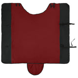 Horse Blanket Bordeaux and Black 125 cm Polyester 42013062
