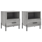 Bedside Cabinets 2 pcs Grey Sonoma 40x35x47.5 cm Engineered Wood 827465