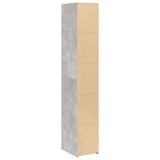 Highboard Concrete Grey 30x41x185 cm Engineered Wood 846414