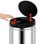 ZNTS Automatic Sensor Dustbin 70 L Stainless Steel 322696