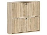 Wall-Mounted Shoe Cabinet EDE 71 x 17 x 86 cm Engineered Wood 895977