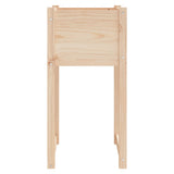 Planters 2 pcs 40x40x81 cm Solid Wood Pine 822123