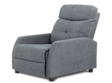 Fabric With 6-Point Massage Heating Function Recliner Light Gray 29055265