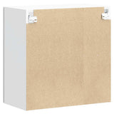 Kitchen Wall Cabinet with Glass Door Lucca Grey Sonoma Engineered Wood 853913