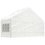 Gazebo with Roof White 4.46x5.88x3.75 m Polyethylene 3155494
