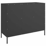 Sideboard Black 100.5x39x79 cm Steel 843096