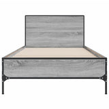 Bed Frame without Mattress Grey Sonoma 90x200 cm 845520