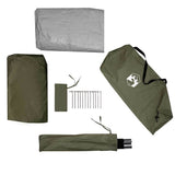 Fishing Tent 3-Person Olive Green Waterproof 4100655