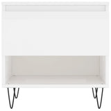 Coffee Tables 2 pcs High Gloss White 50x46x50 cm Engineered Wood 830913