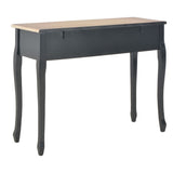 ZNTS Dressing Console Table with 3 Drawers Black 280046