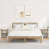 Bedside Table 2 pcs Artisan Oak 41 x 40 x 45 cm Engineered Wood 8000435