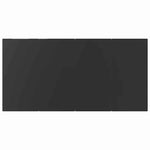 Garden Dining Set with Cushion 7 pcs Black Poly Rattan 3261674