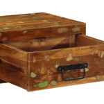 ZNTS Wall-mounted TV Cabinet 80x30x19 cm Solid Wood Reclaimed 4017462