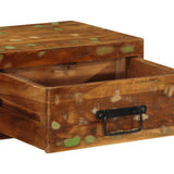 ZNTS Wall-mounted TV Cabinet 80x30x19 cm Solid Wood Reclaimed 4017462