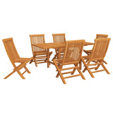 Garden Dining Set Warm Teak Smooth sanded teak hardwood Medium 3059594