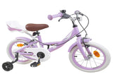 Kids Bike 16 Inches for 4-6 Years Old Purple 42009455