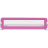 Toddler Safety Bed Rail 2 pcs Pink 150x42 cm 276086